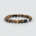 Alnamr - Tiger Eye Beaded Bracelet 8mm mit einem Tigerauge Stein Perle auf sie, messen 8mm in der Dicke und einem Gewicht von 10g.