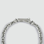 A Turath - Bracelet des rois byzantins en argent sterling 5 mm par NineTwoFive, avec un design complexe, parfait pour les hommes.