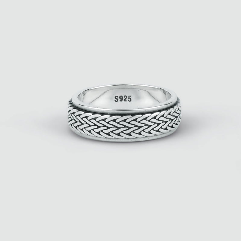 Hani - Sterling Silver Spinner Ring 7mm
