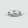 Hani - Sterling Silver Spinner Ring 7mm