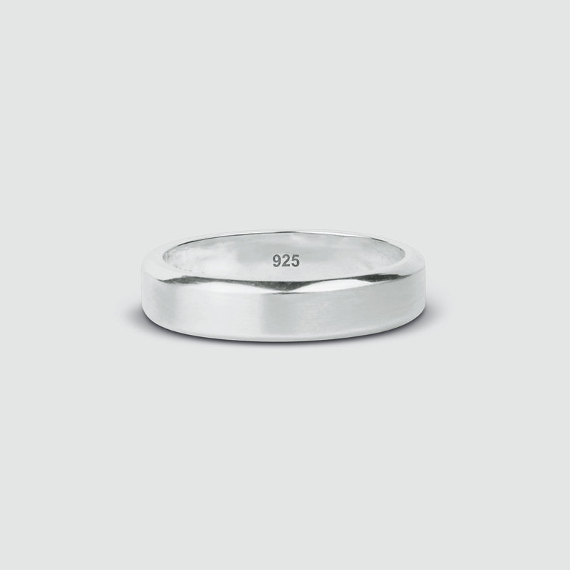 Tamir - Matt Silver Ring 6mm