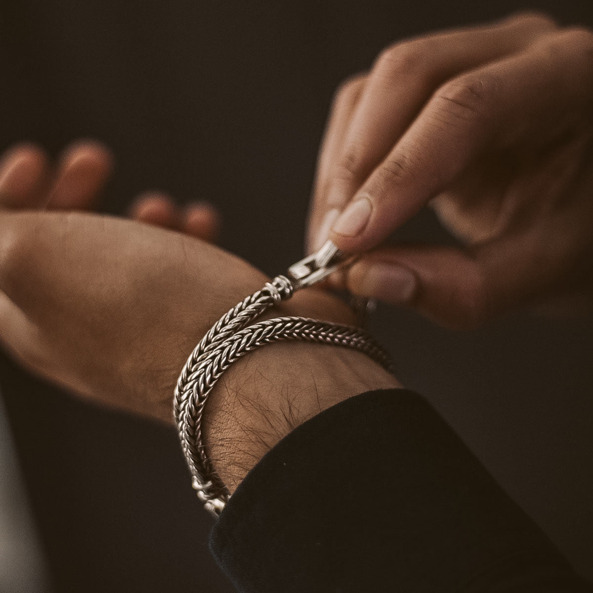 Braided Chain Bracelet | Silver | Naetur