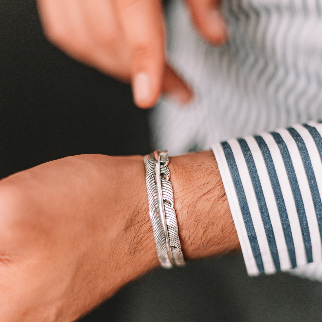 zilveren heren armband