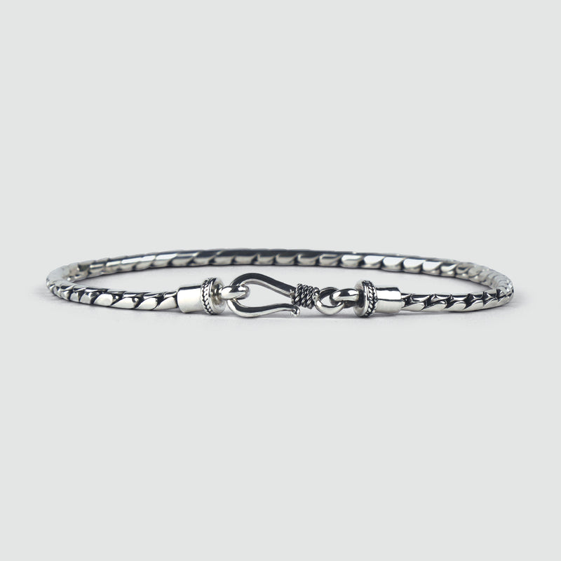 Emir -Sterling Silver Minimalist Bracelet 2.5mm